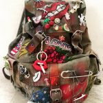 custom hand painted army backpack